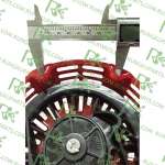 ชุดสตาร์ท (No.2) รุ่นดำ เขี้ยวเหล็กกลม