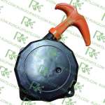 ชุดฝาครอบสตาร์ท #5-1 4T ใหญ่ ลานทด สปริง3ชั้น ด้ามส้ม